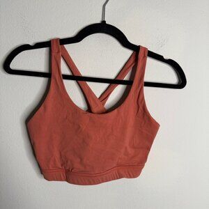 Primitive Women's Orange Nylon Workout Sports Bra - Size‎ M Medium